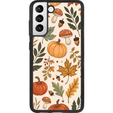 Samsung Galaxy S21 FE 5G Case Hülle - Silikon schwarz Autumn 25 Autumn pattern