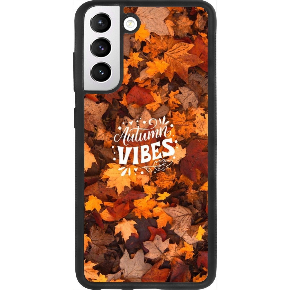 Samsung Galaxy S21 FE 5G Case Hülle - Silikon schwarz Autumn 25 Autumn vibes