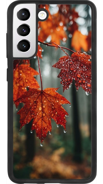 Samsung Galaxy S21 FE 5G Case Hülle - Silikon schwarz Autumn 25 Rain