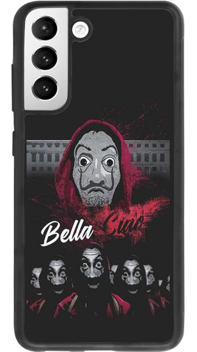 Coque Samsung Galaxy S21 FE 5G - Silicone rigide noir Bella Ciao