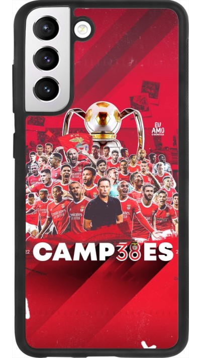 Coque Samsung Galaxy S21 FE 5G - Silicone rigide noir Benfica Campeoes 2023