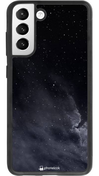 Hülle Samsung Galaxy S21 FE 5G - Silikon schwarz Black Sky Clouds