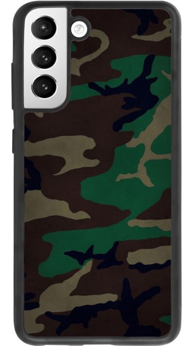 Hülle Samsung Galaxy S21 FE 5G - Silikon schwarz Camouflage 3