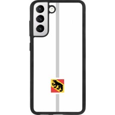 Samsung Galaxy S21 FE 5G Case Hülle - Silikon schwarz Kanton BE weiss