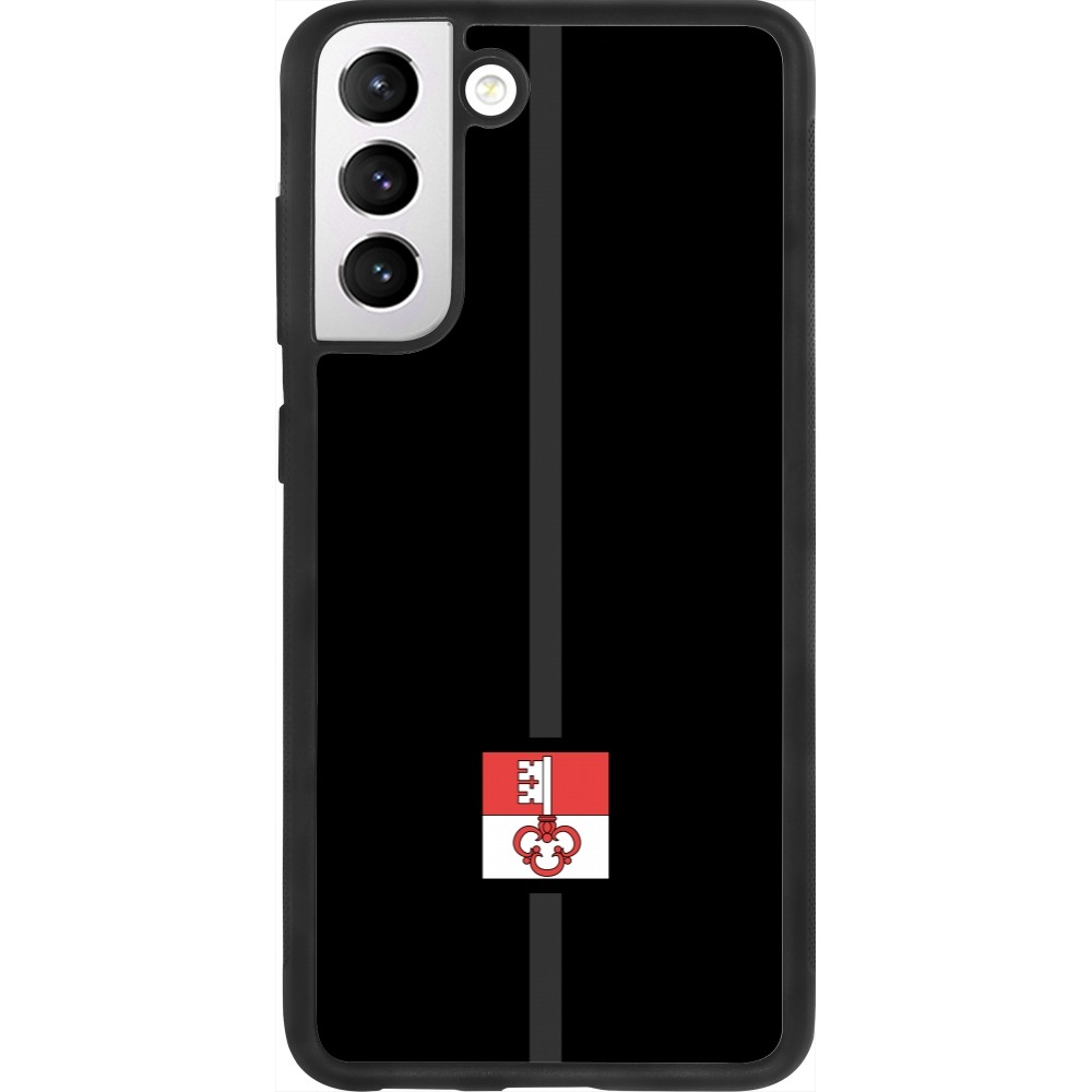Samsung Galaxy S21 FE 5G Case Hülle - Silikon schwarz Kanton OW schwarz