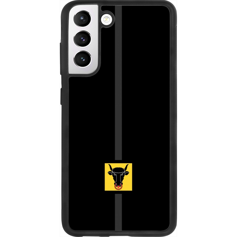 Samsung Galaxy S21 FE 5G Case Hülle - Silikon schwarz Kanton UR schwarz