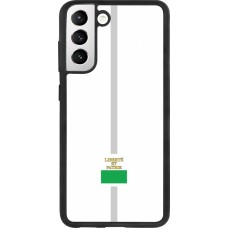 Samsung Galaxy S21 FE 5G Case Hülle - Silikon schwarz Kanton VD weiss