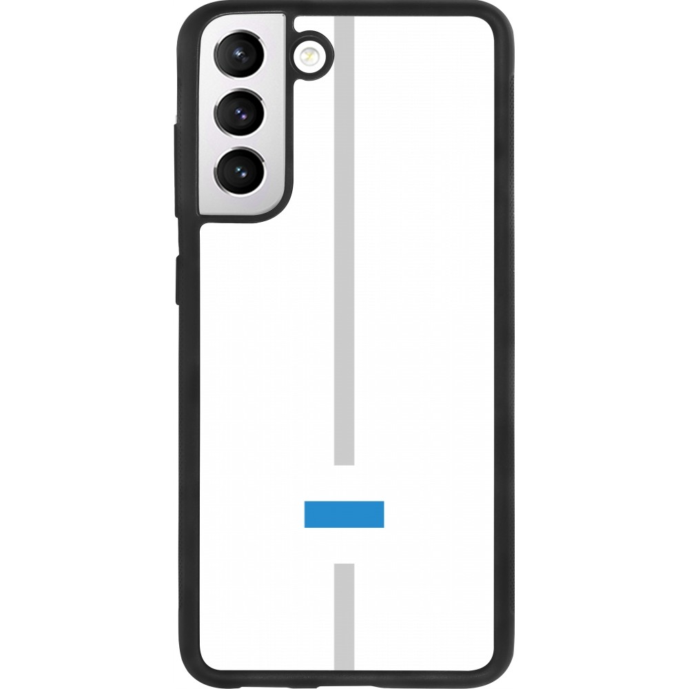 Samsung Galaxy S21 FE 5G Case Hülle - Silikon schwarz Kanton ZG weiss