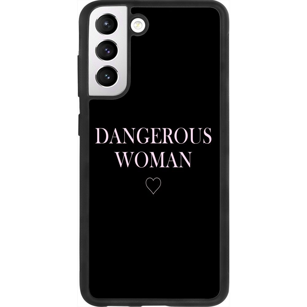 Coque Samsung Galaxy S21 FE 5G - Silicone rigide noir Dangerous woman