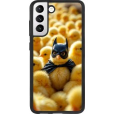 Samsung Galaxy S21 FE 5G Case Hülle - Silikon schwarz Easter 2026 Chicken Batman