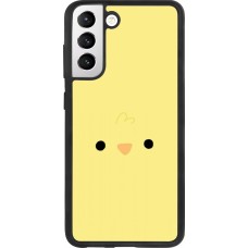 Samsung Galaxy S21 FE 5G Case Hülle - Silikon schwarz Easter 2026 Little chicken