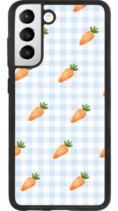 Samsung Galaxy S21 FE 5G Case Hülle - Silikon schwarz Easter 2026 Pattern carrots