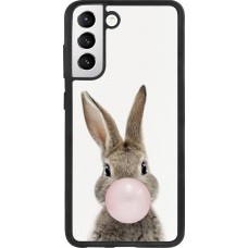 Samsung Galaxy S21 FE 5G Case Hülle - Silikon schwarz Easter 2023 bubble gum bunny