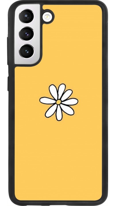 Samsung Galaxy S21 FE 5G Case Hülle - Silikon schwarz Easter 2023 daisy