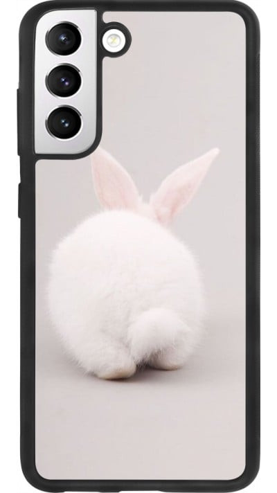 Coque Samsung Galaxy S21 FE 5G - Silicone rigide noir Easter 2024 bunny butt