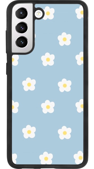 Coque Samsung Galaxy S21 FE 5G - Silicone rigide noir Easter 2024 daisy flower