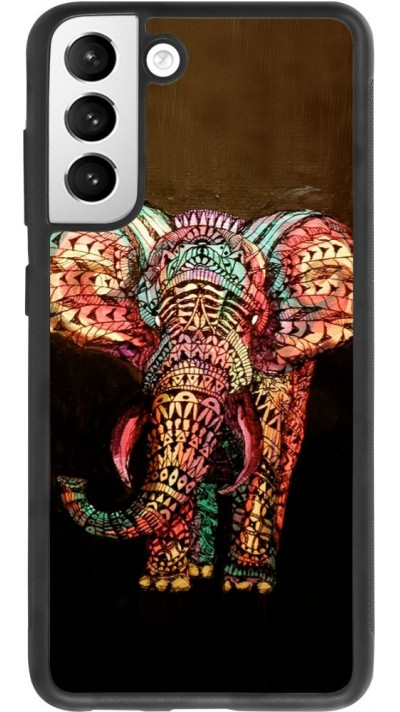 Hülle Samsung Galaxy S21 FE 5G - Silikon schwarz Elephant 02