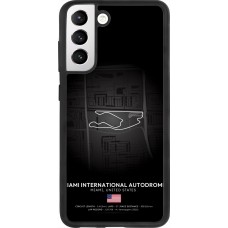 Coque Samsung Galaxy S21 FE 5G - Silicone rigide noir F1 Track 2025 Miami