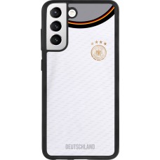 Samsung Galaxy S21 FE 5G Case Hülle - Silikon schwarz Deutschland 2022 personalisierbares Fußballtrikot