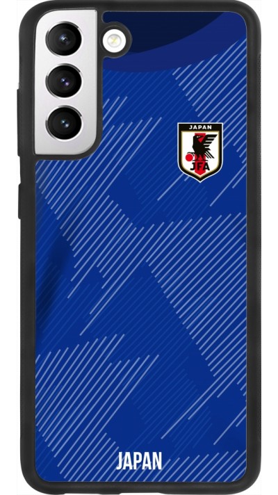 Samsung Galaxy S21 FE 5G Case Hülle - Silikon schwarz Japan 2022 personalisierbares Fussballtrikot