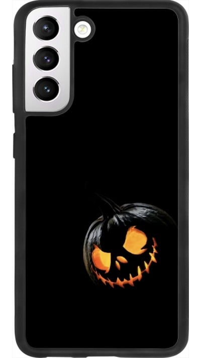 Samsung Galaxy S21 FE 5G Case Hülle - Silikon schwarz Halloween 2023 discreet pumpkin