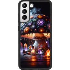 Coque Samsung Galaxy S21 FE 5G - Silicone rigide noir Halloween Potion Magic