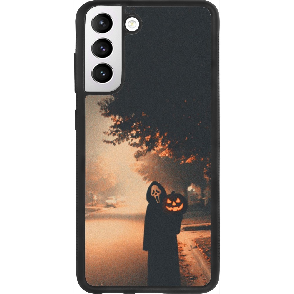 Coque Samsung Galaxy S21 FE 5G - Silicone rigide noir Halloween 2025 Scream