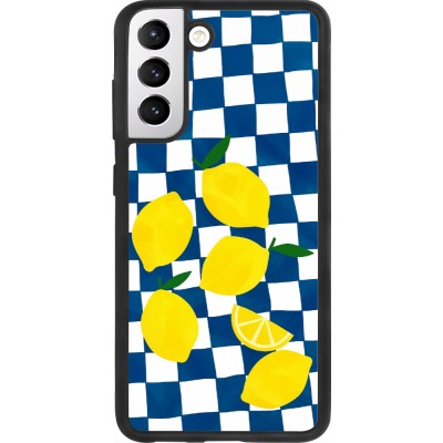 Coque Samsung Galaxy S21 FE 5G - Silicone rigide noir Illustration lemons 2026