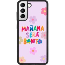 Samsung Galaxy S21 FE 5G Case Hülle - Silikon schwarz Karol G Manana sera bonito