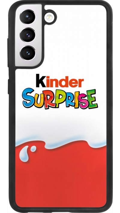 Samsung Galaxy S21 FE 5G Case Hülle - Silikon schwarz Kinder Surprise