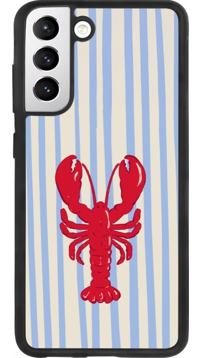 Samsung Galaxy S21 FE 5G Case Hülle - Silikon schwarz Red lobster 2026