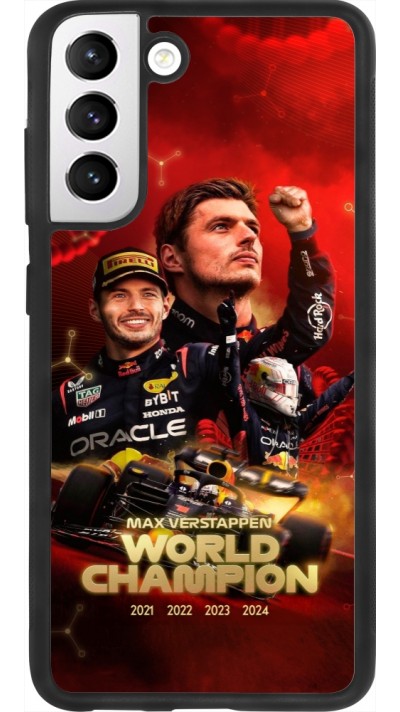 Samsung Galaxy S21 FE 5G Case Hülle - Silikon schwarz Max Verstappen Champion 2023