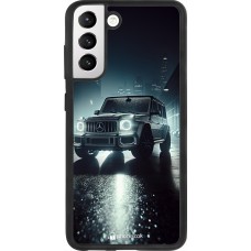 Coque Samsung Galaxy S21 FE 5G - Silicone rigide noir Mercedes G AMG Night