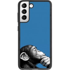Coque Samsung Galaxy S21 FE 5G - Silicone rigide noir Monkey Pop Art