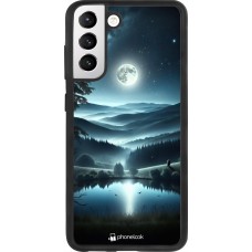 Coque Samsung Galaxy S21 FE 5G - Silicone rigide noir Night Sky View
