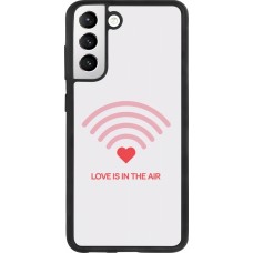 Samsung Galaxy S21 FE 5G Case Hülle - Silikon schwarz Saint Valentines Day 26 Love is in the air