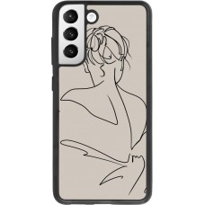 Coque Samsung Galaxy S21 FE 5G - Silicone rigide noir Salnikova 05