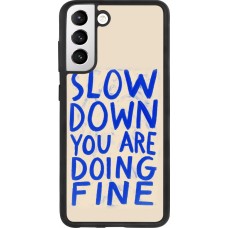 Samsung Galaxy S21 FE 5G Case Hülle - Silikon schwarz Slow down 2026