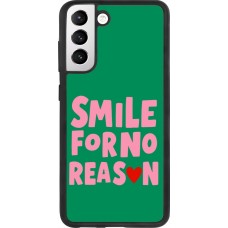 Samsung Galaxy S21 FE 5G Case Hülle - Silikon schwarz Smile for no reason 2026