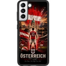 Samsung Galaxy S21 FE 5G Case Hülle - Silikon schwarz Fussball Österreich splash 2026
