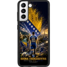 Samsung Galaxy S21 FE 5G Case Hülle - Silikon schwarz Fussball Bosnien und Herzegowina splash 2026