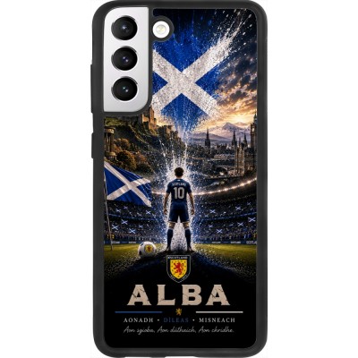 Samsung Galaxy S21 FE 5G Case Hülle - Silikon schwarz Fussball Schottland splash 2026