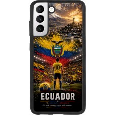 Samsung Galaxy S21 FE 5G Case Hülle - Silikon schwarz Fussball Ecuador splash 2026