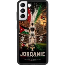 Samsung Galaxy S21 FE 5G Case Hülle - Silikon schwarz Fussball Jordanien splash 2026