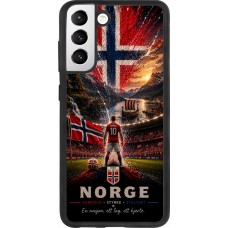 Samsung Galaxy S21 FE 5G Case Hülle - Silikon schwarz Fussball Norwegen splash 2026