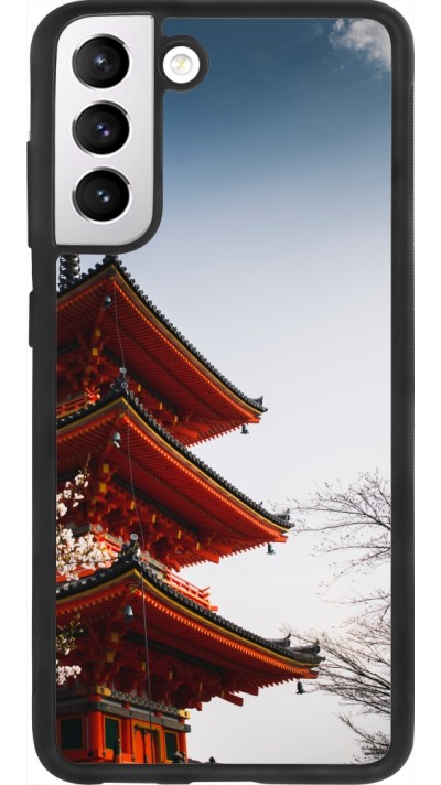 Coque Samsung Galaxy S21 FE 5G - Silicone rigide noir Spring 23 Japan