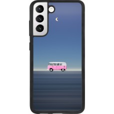 Samsung Galaxy S21 FE 5G Case Hülle - Silikon schwarz Spring 23 pink bus