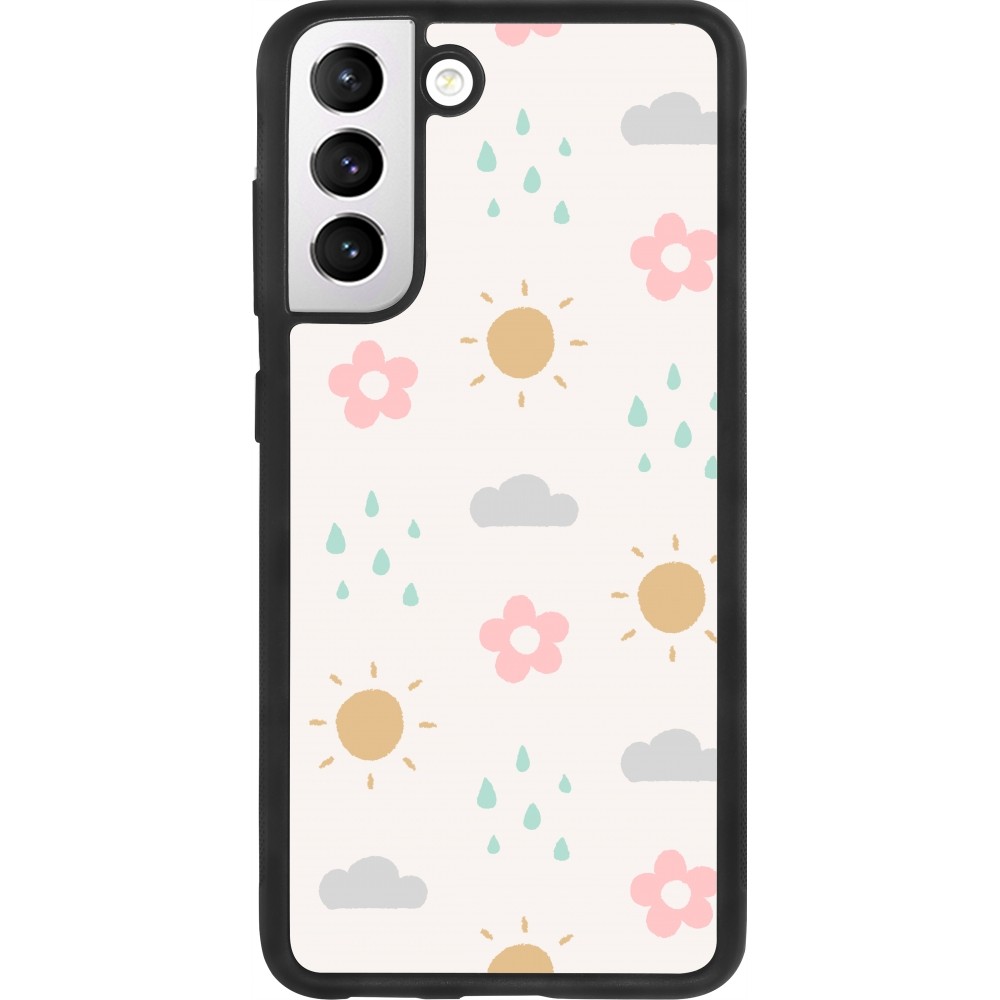 Samsung Galaxy S21 FE 5G Case Hülle - Silikon schwarz Spring 23 weather