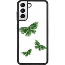 Samsung Galaxy S21 FE 5G Case Hülle - Silikon schwarz Butterflies Spring 2026