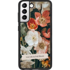 Samsung Galaxy S21 FE 5G Case Hülle - Silikon schwarz Full Bloom Spring 2026